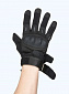 Перчатки тактические, 2 застежки, black