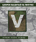 Нашивка на липучке "V", фон GreenZone
