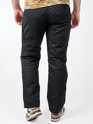 Брюки UTL, fleece, 97%CO 3%PL, Canvas, black