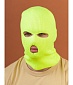 Балаклава зимняя удлиненная, fluorescent green