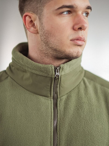 350/Кофта флисовая тактическая без капюшона, olive