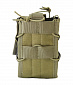 Подсумок без клапана двойной MOLLE, olive