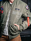 Лётная куртка MA-1 PATCH bomber, green