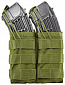 Подсумок без клапана двойной 15*15*3,5, olive