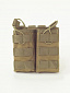 Подсумок без клапана двойной 15*15*3,5, olive